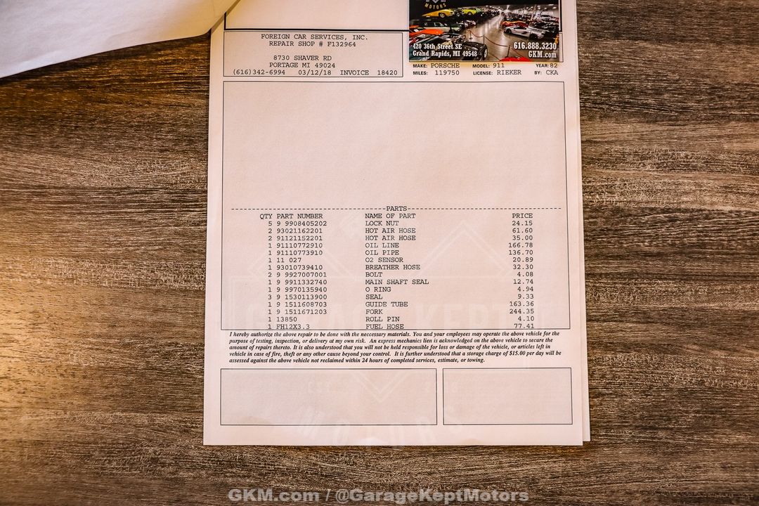 1982 Porsche 911