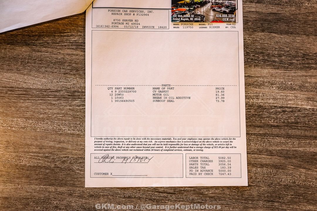1982 Porsche 911