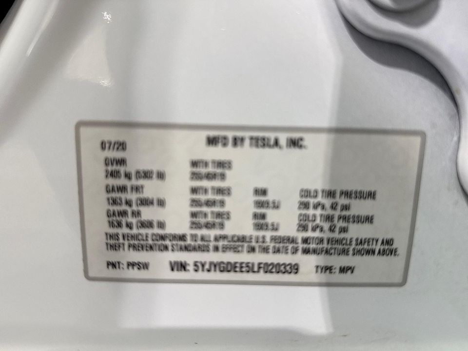 2020 Tesla Model Y
