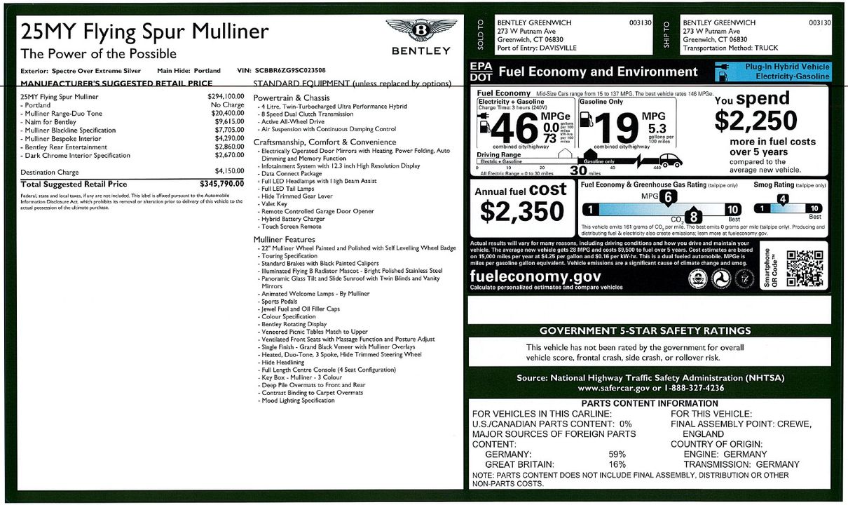 2025 Bentley Flying Spur