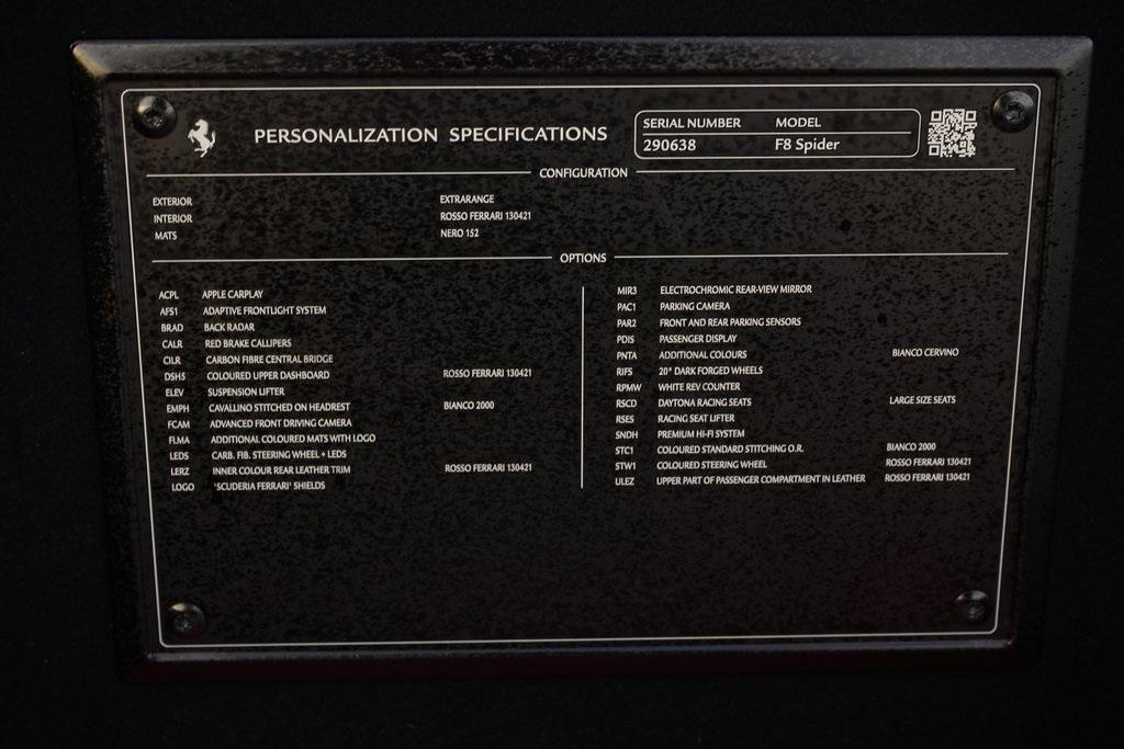 2023 Ferrari F8 Spider