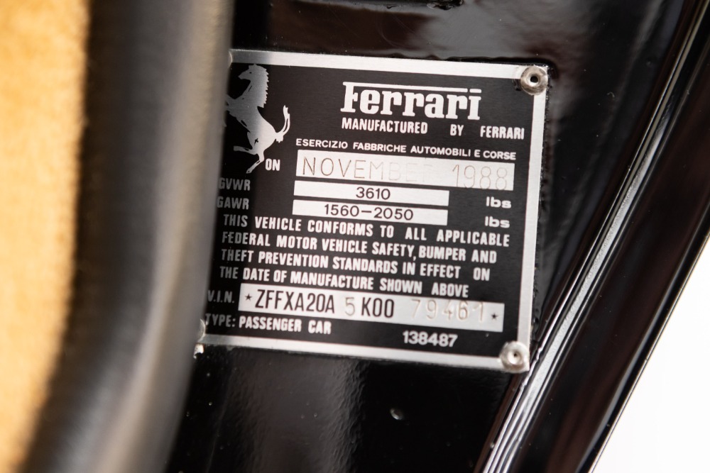 1989 Ferrari 328 GTS