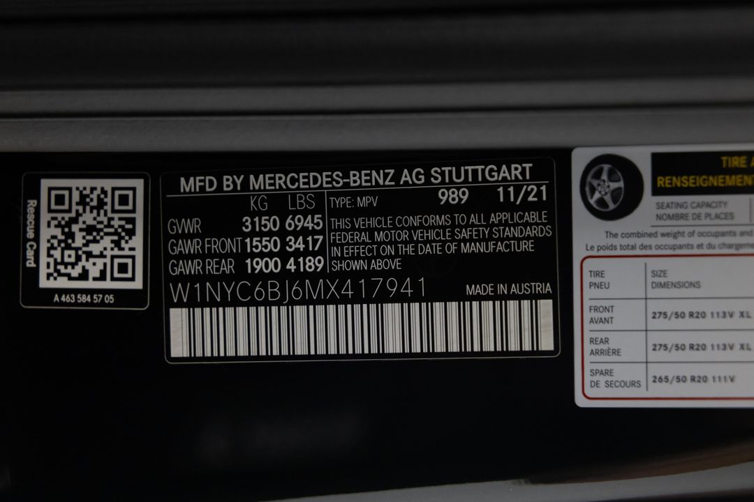 2021 Mercedes-Benz G 550