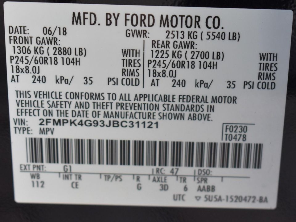 2018 Ford Edge