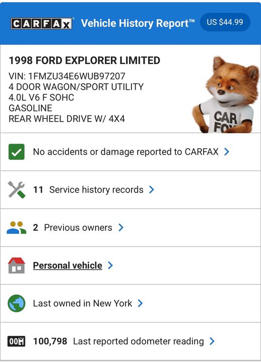 1998 Ford Explorer
