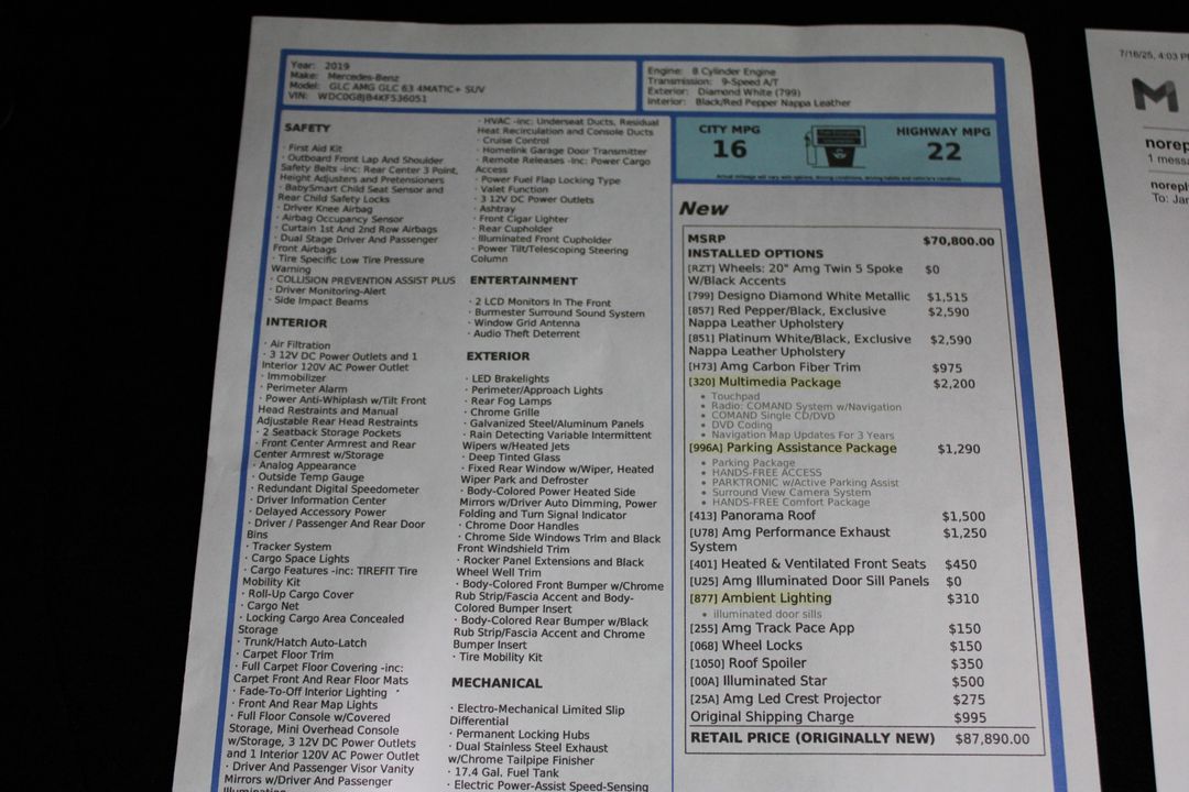 2019 Mercedes-Benz GLC