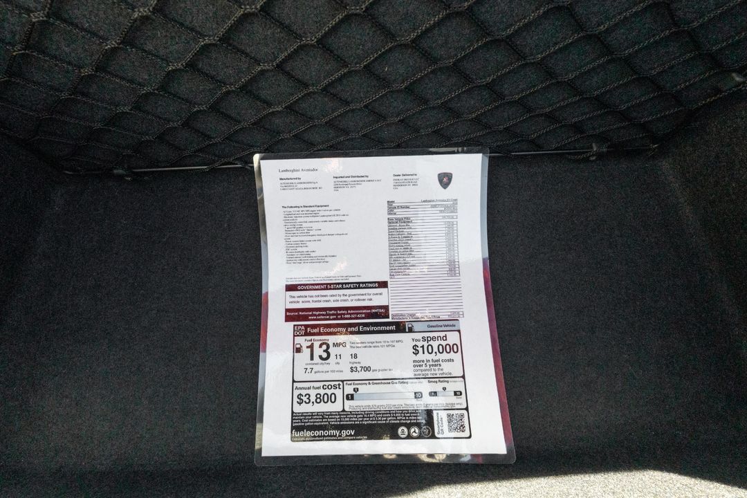 2016 Lamborghini Aventador