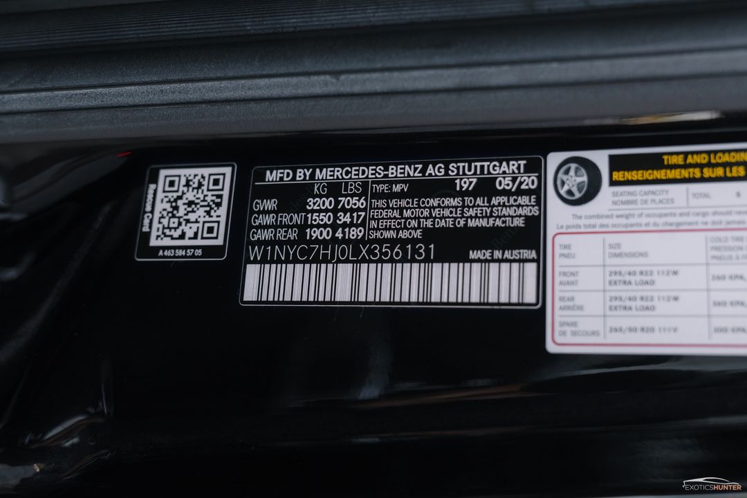 2020 Mercedes-Benz G63