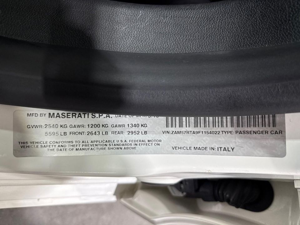 2015 Maserati Ghibli