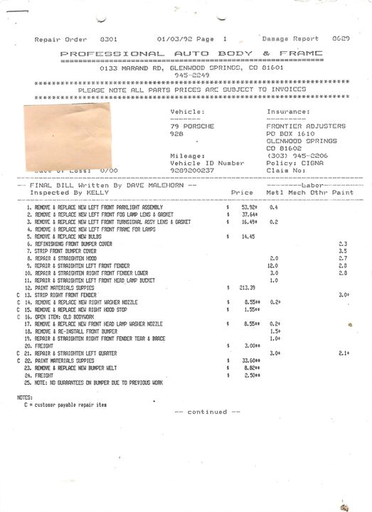 1979 Porsche 928