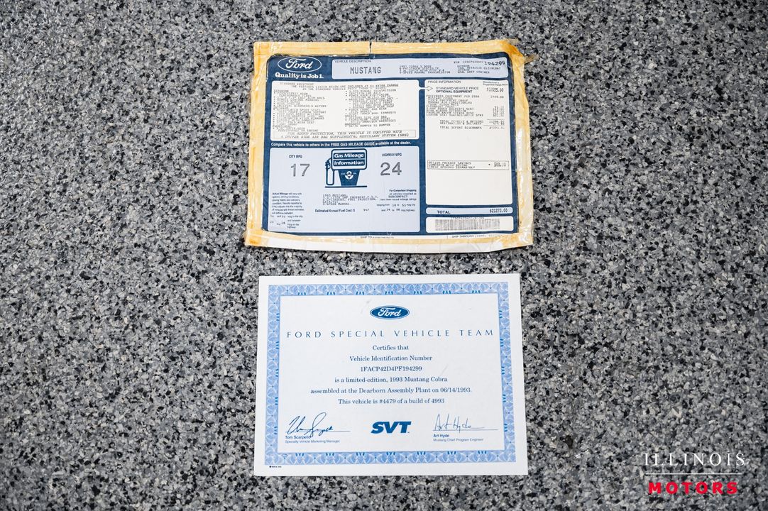 1993 Ford Mustang SVT Cobra