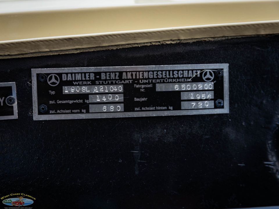 1956 Mercedes-Benz 190SL