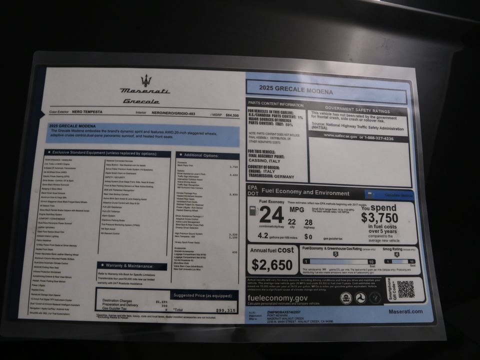 2025 Maserati Grecale