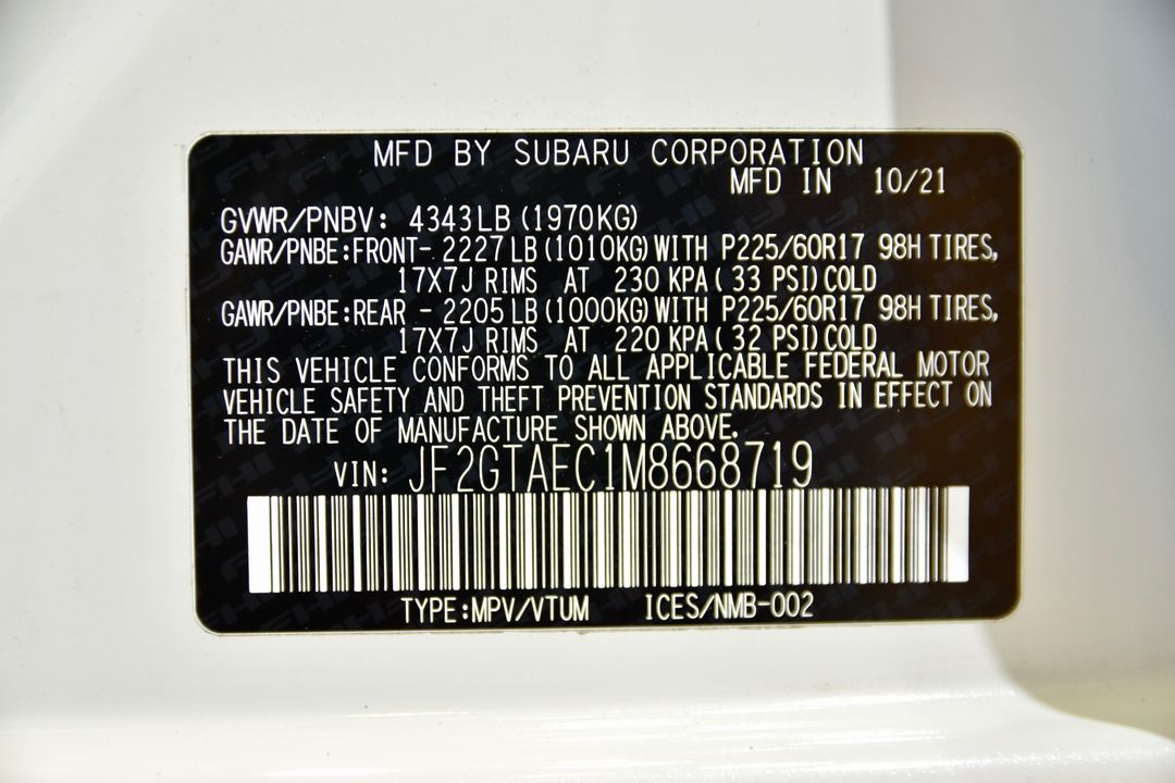 2021 Subaru Crosstrek