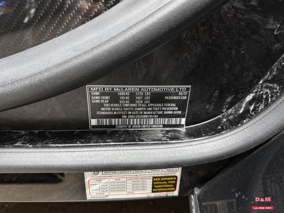 2022 McLaren 765LT Spider