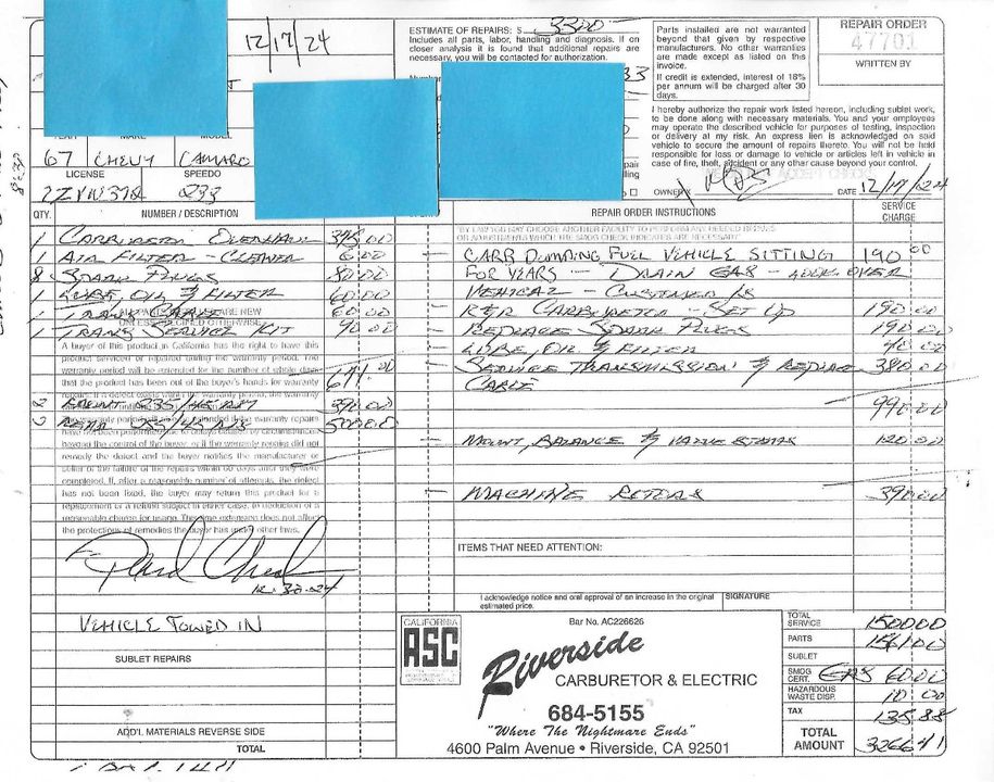 1967 Chevrolet Camaro