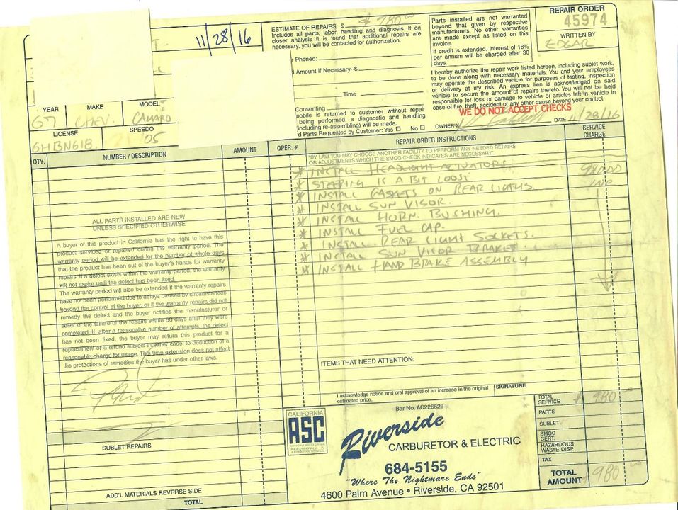 1967 Chevrolet Camaro