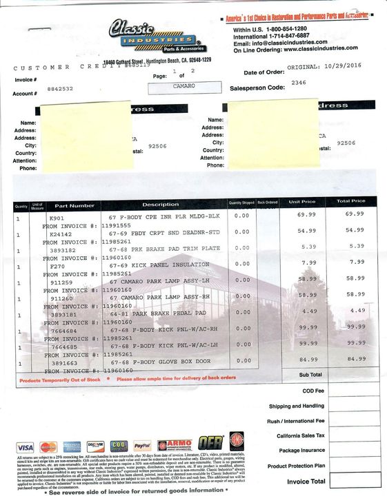 1967 Chevrolet Camaro