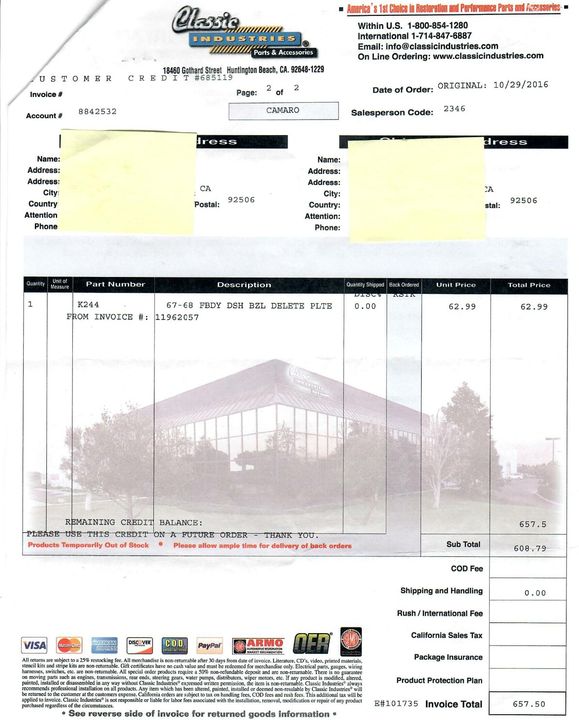 1967 Chevrolet Camaro