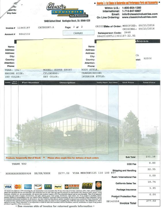 1967 Chevrolet Camaro