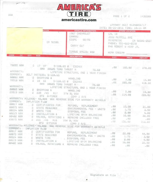 1967 Chevrolet Camaro