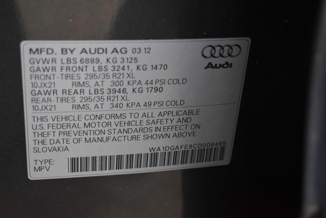 2012 Audi Q7