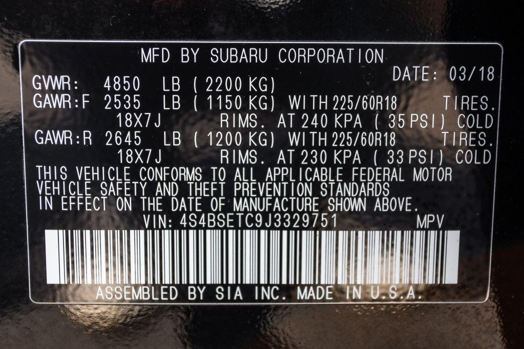 2018 SUBARU OUTBACK