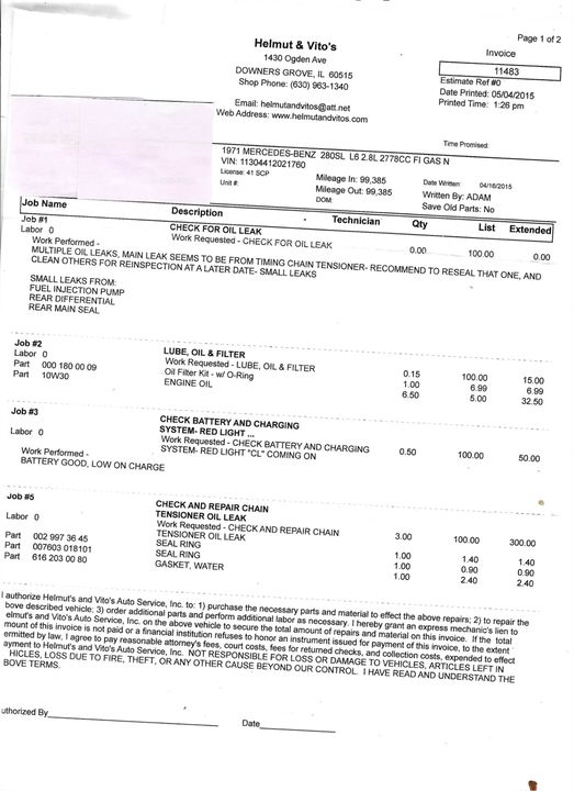 1971 Mercedes-Benz 280SL