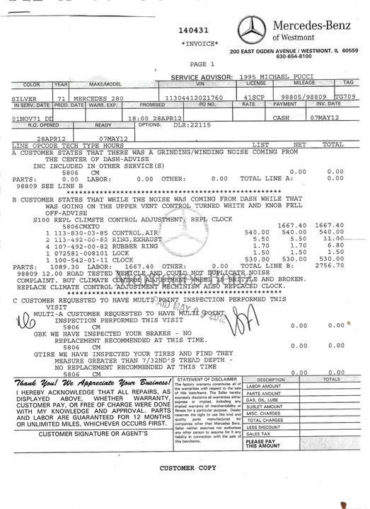 1971 Mercedes-Benz 280SL