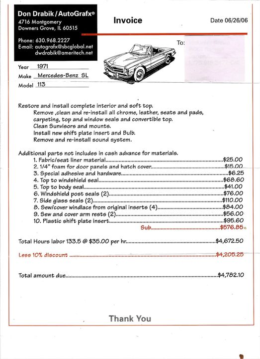 1971 Mercedes-Benz 280SL