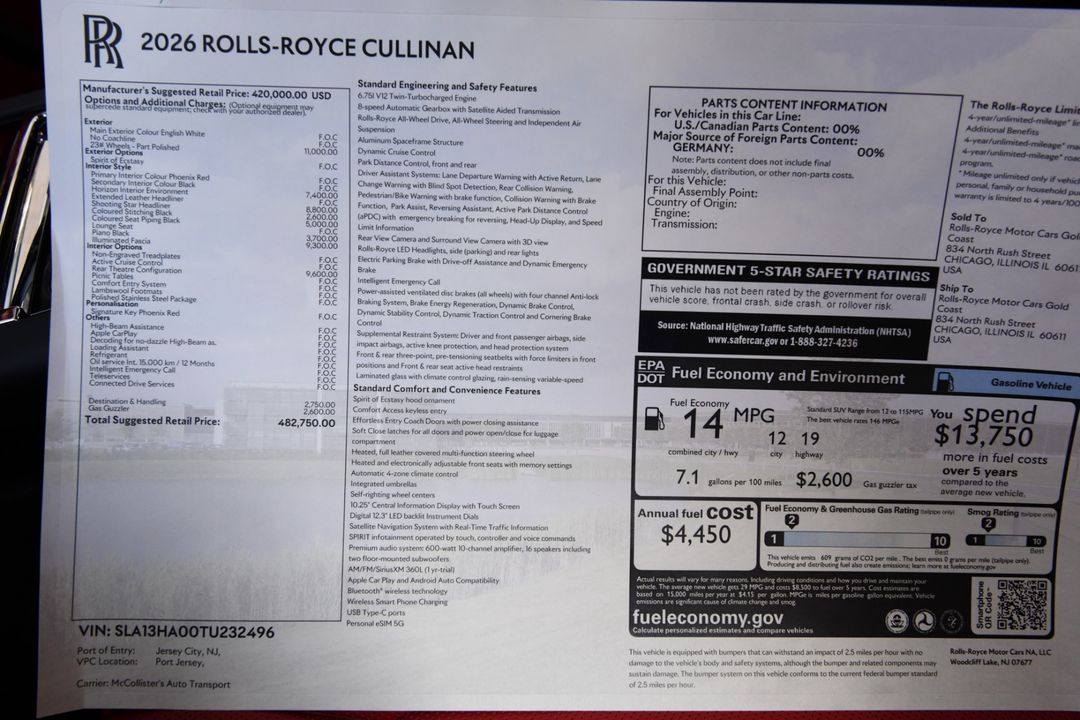 2026 Rolls-Royce Cullinan