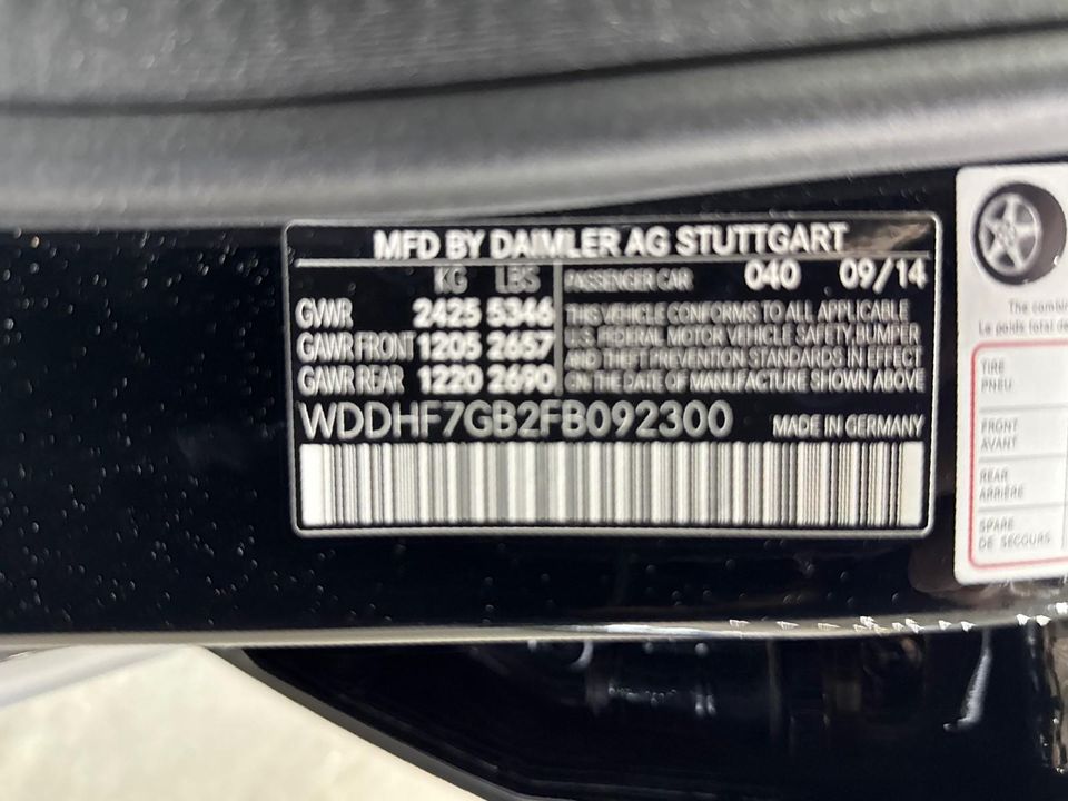 2015 Mercedes-Benz E63 AMG S