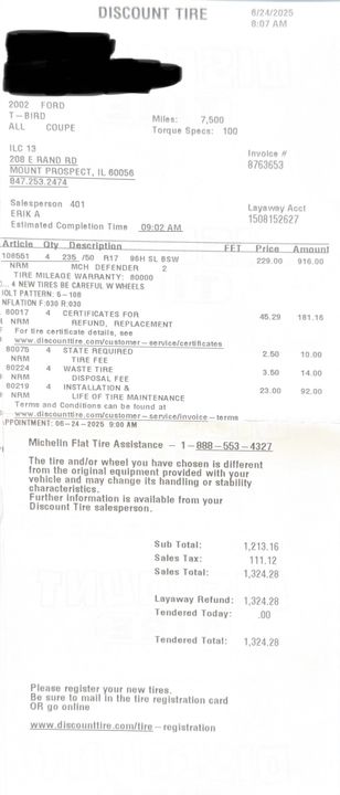 2002 Ford Thunderbird