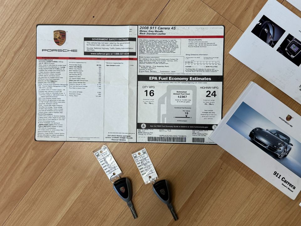 2008 Porsche 911 Carrera 4S