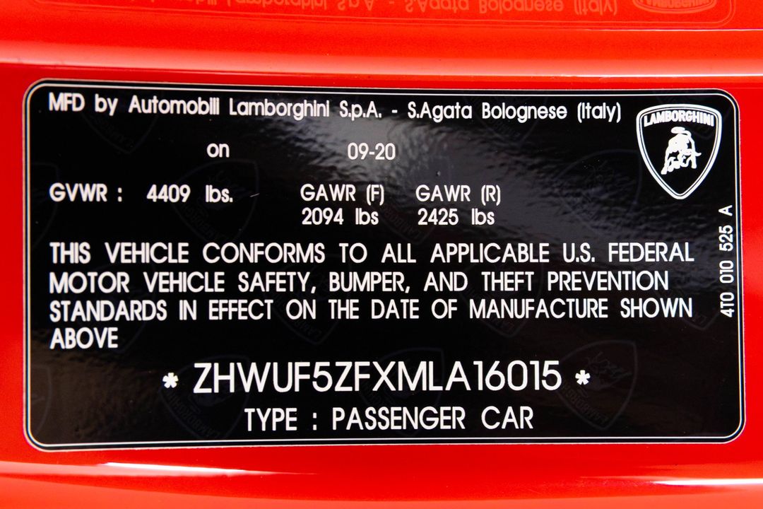 2021 Lamborghini Huracan