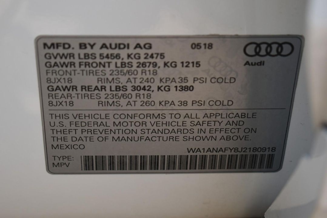 2018 Audi Q5 Premium