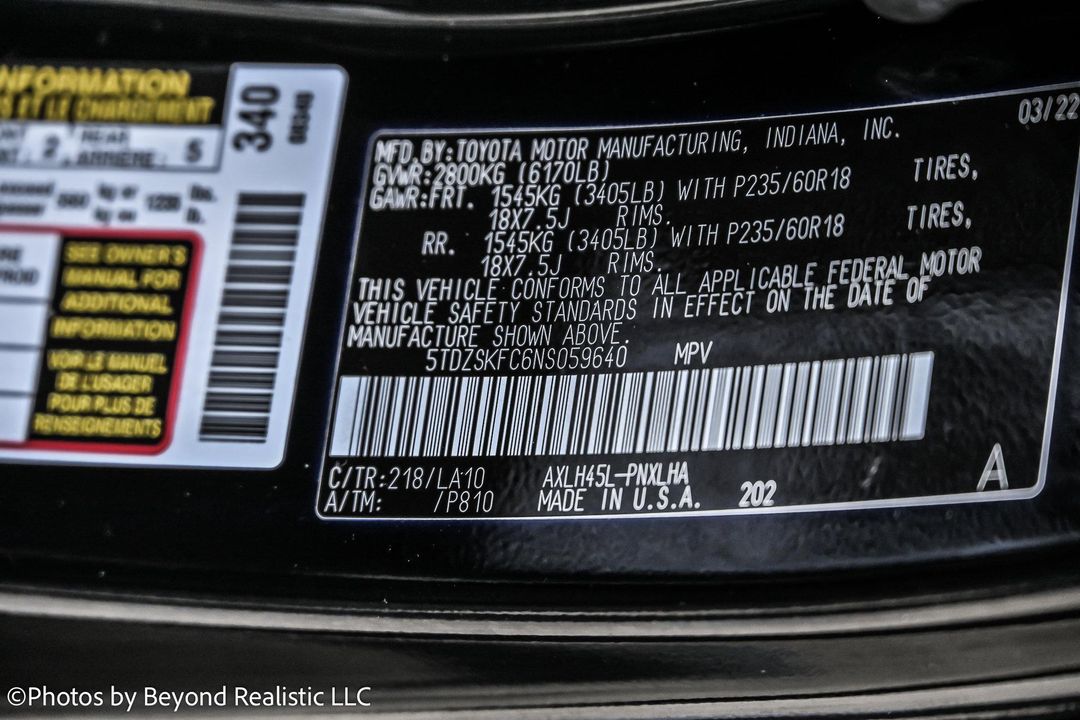 2022 Toyota Sienna