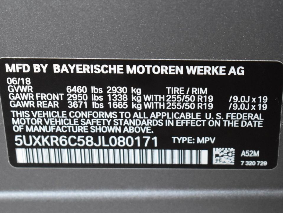 2018 BMW X5