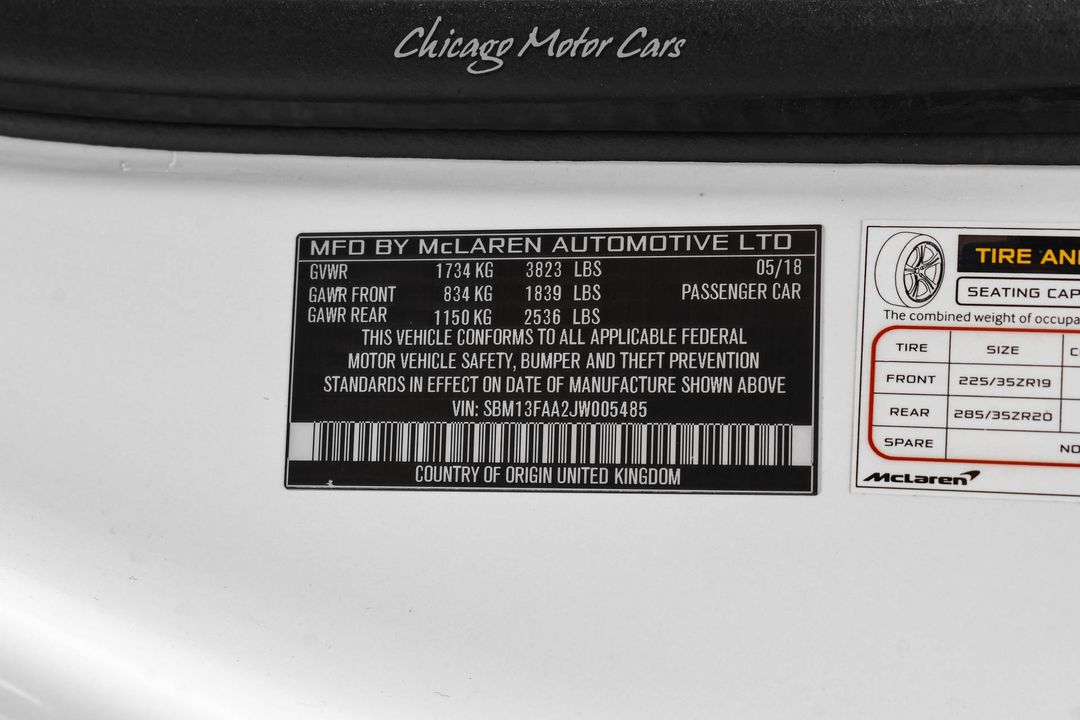 2018 McLaren 570S Spider