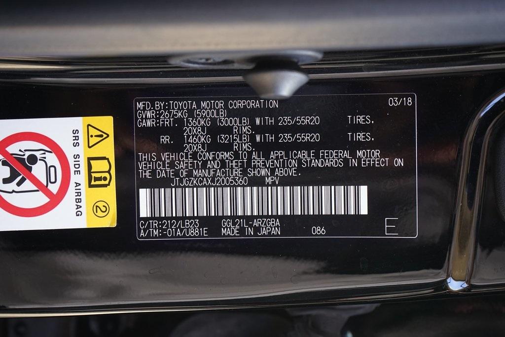 2018 Lexus RX