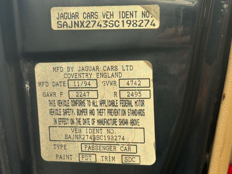 1995 Jaguar XJ-Series