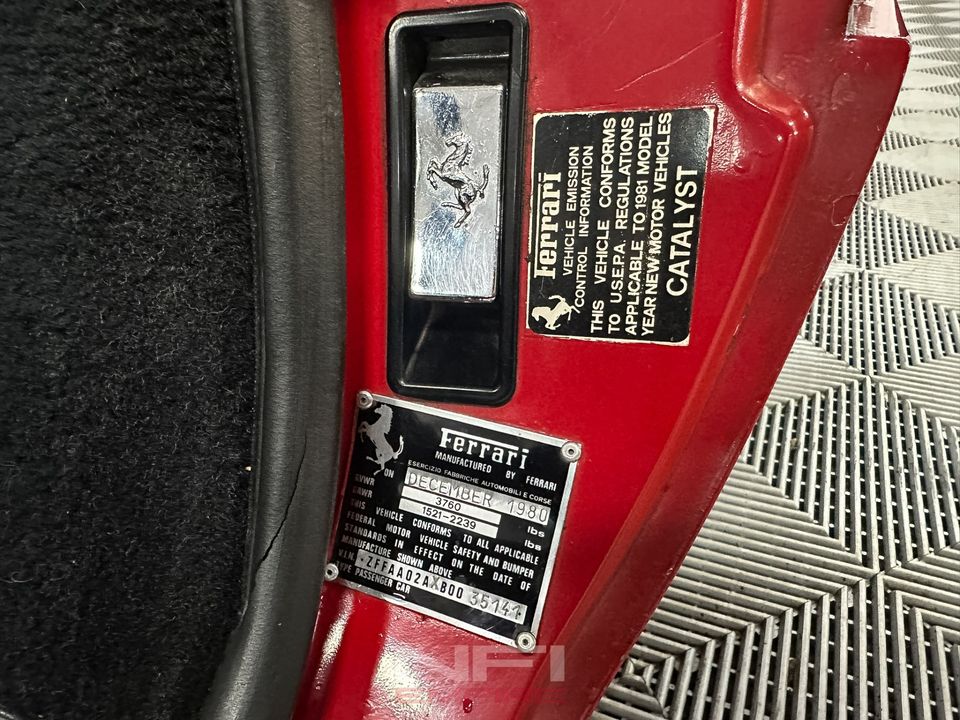 1981 Ferrari 308 GTSi Coupe