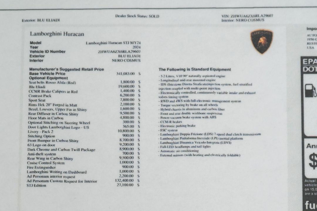 2024 Lamborghini Huracan