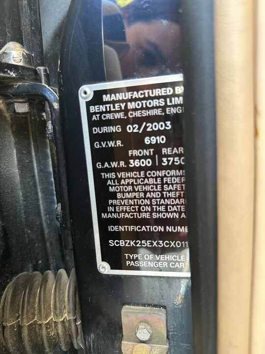 2003 Bentley Azure