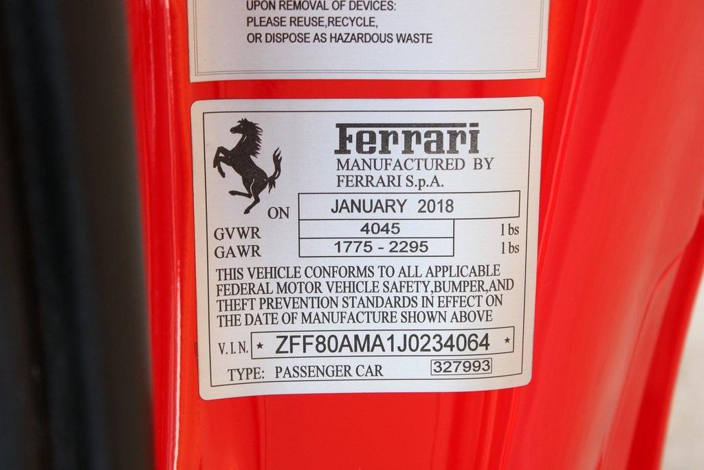 2018 Ferrari 488 Spider