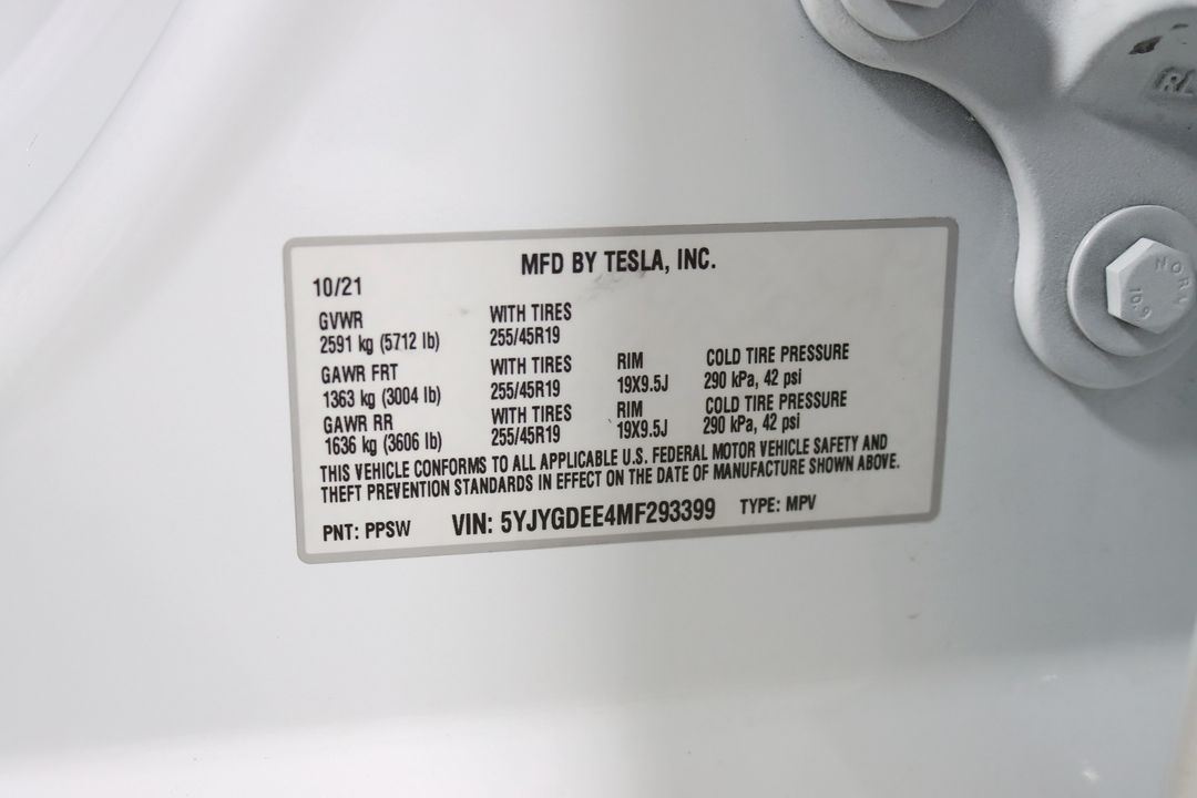 2021 Tesla Model Y
