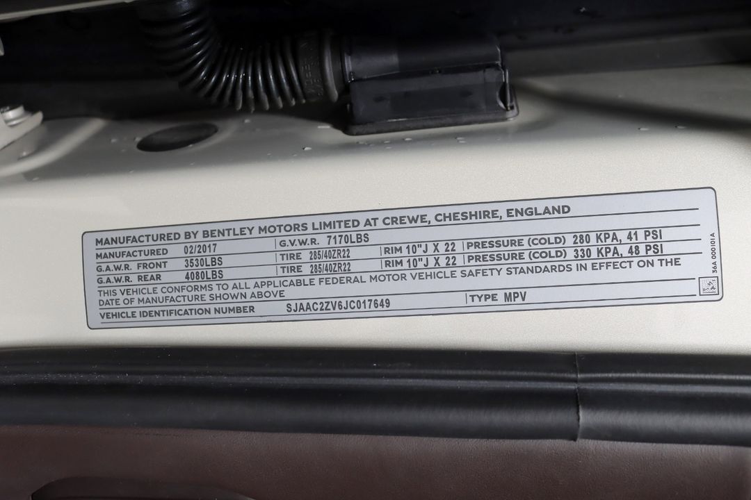 2018 Bentley Bentayga