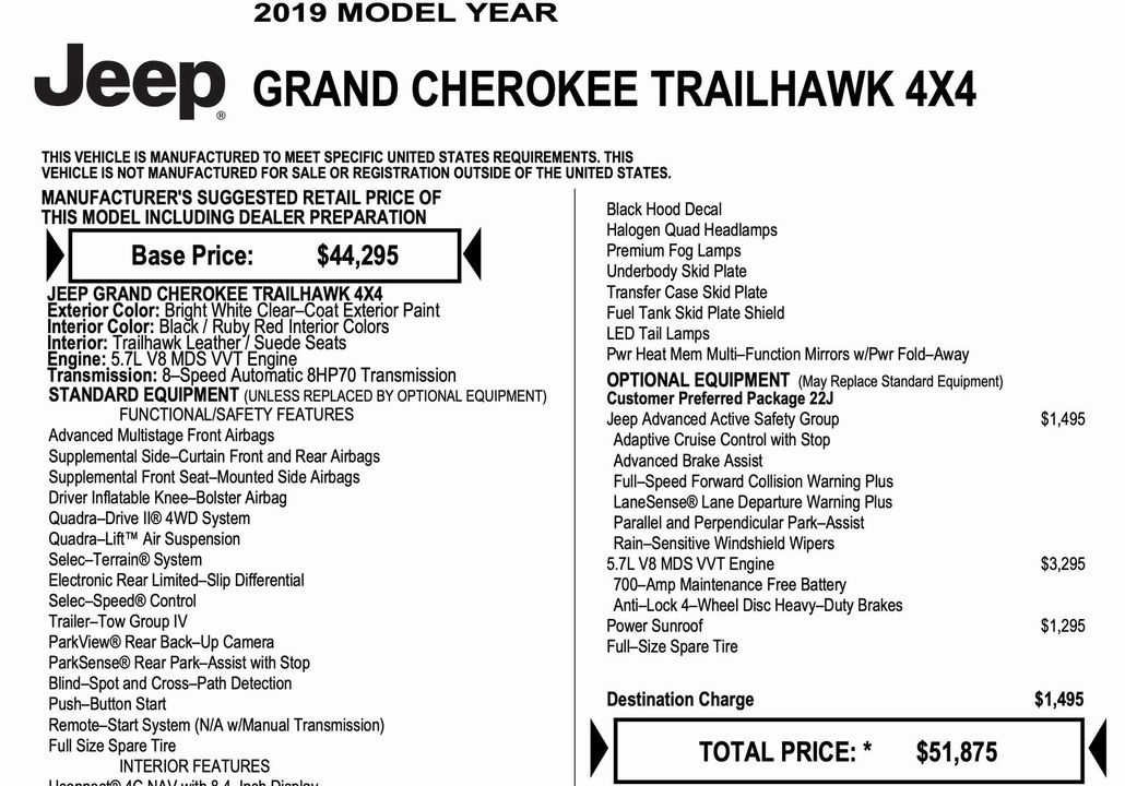 2019 Jeep Grand Cherokee