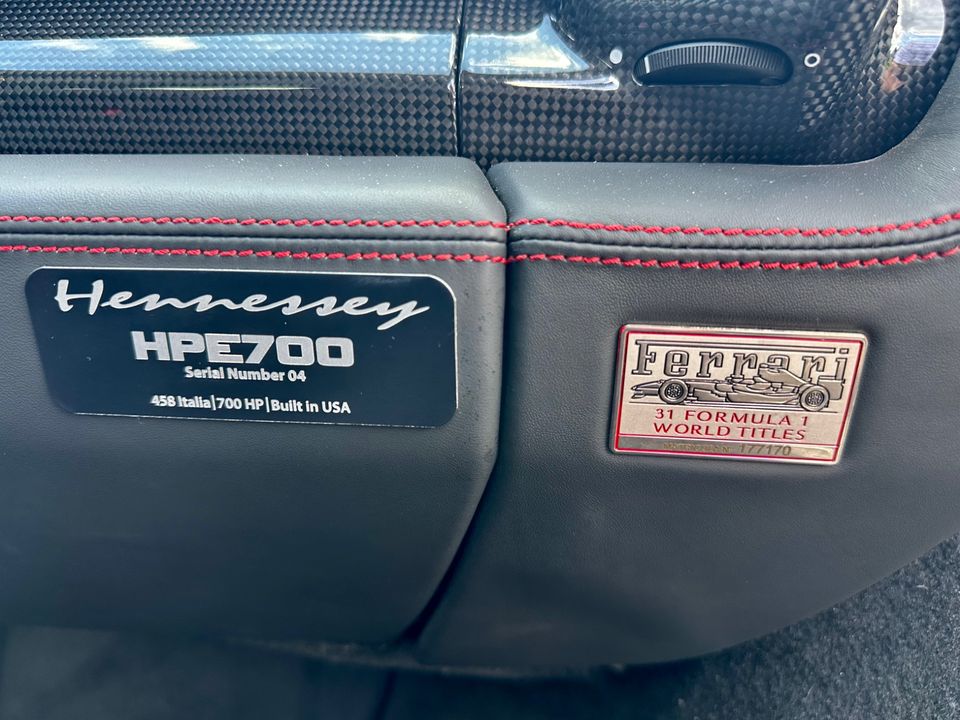 2011 Ferrari 458 Italia Hennessey HPE 700