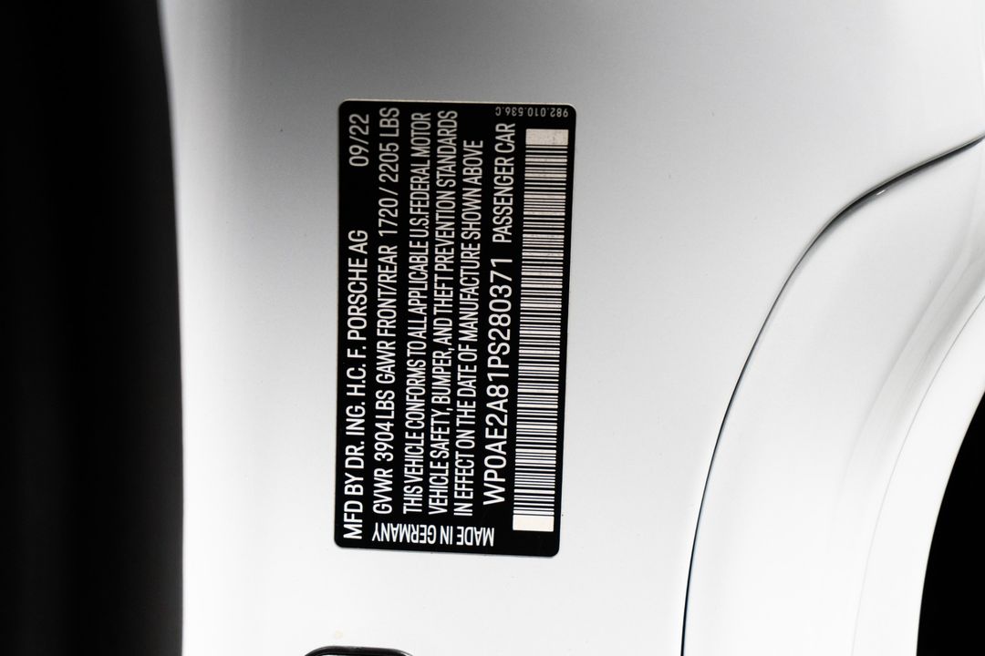2023 Porsche 718 Cayman